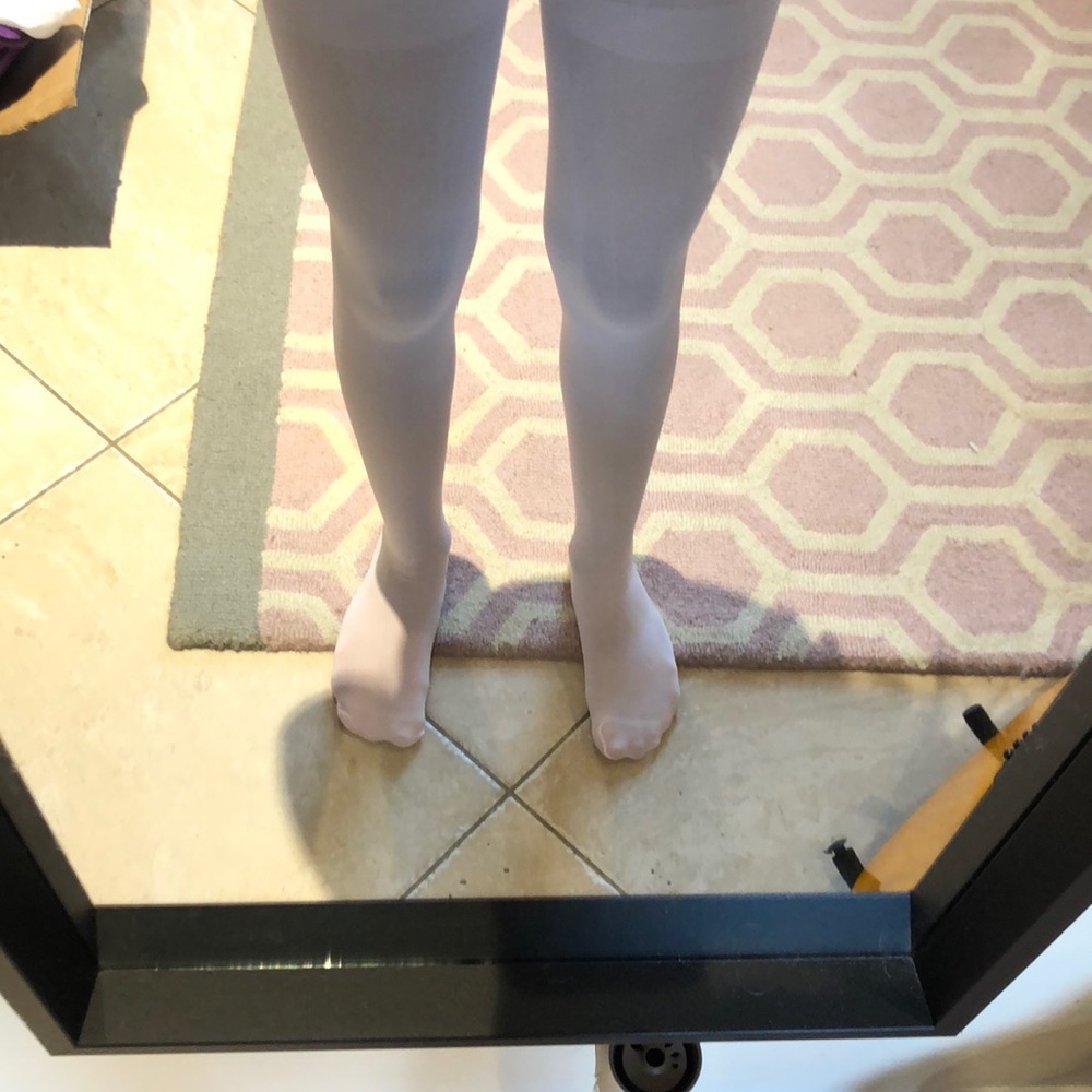 baby pink tights